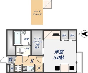 クレールの物件間取画像